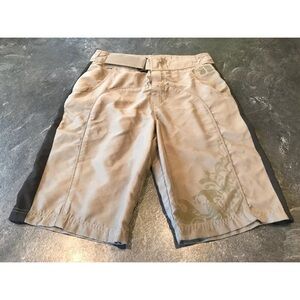 Men’s Nookie Xtreme Sports army green black athletic shorts size S